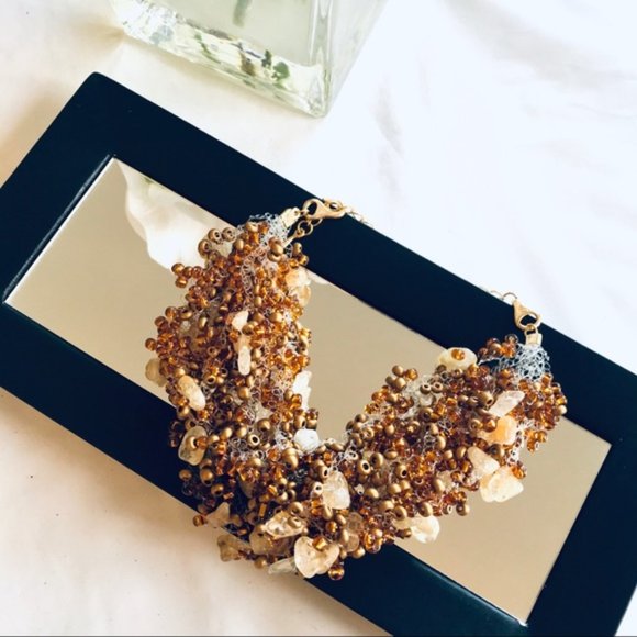 BoHo Convertible Handmade Beaded Necklace/Bracelet - Picture 5 of 5